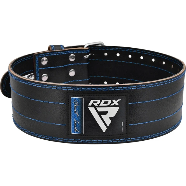 Пояс для важкої атлетики RDX RD1 Powerlifting Leather Gym Belt L Чорний (3068185081)