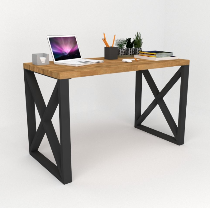 Cтіл EcoLoft IN-2030 Лофт 130х60 см Коричневий (23054974) - фото 3 Cтіл EcoLoft IN-2030 Лофт 130х60 см Коричневий (23054974) - фото 3