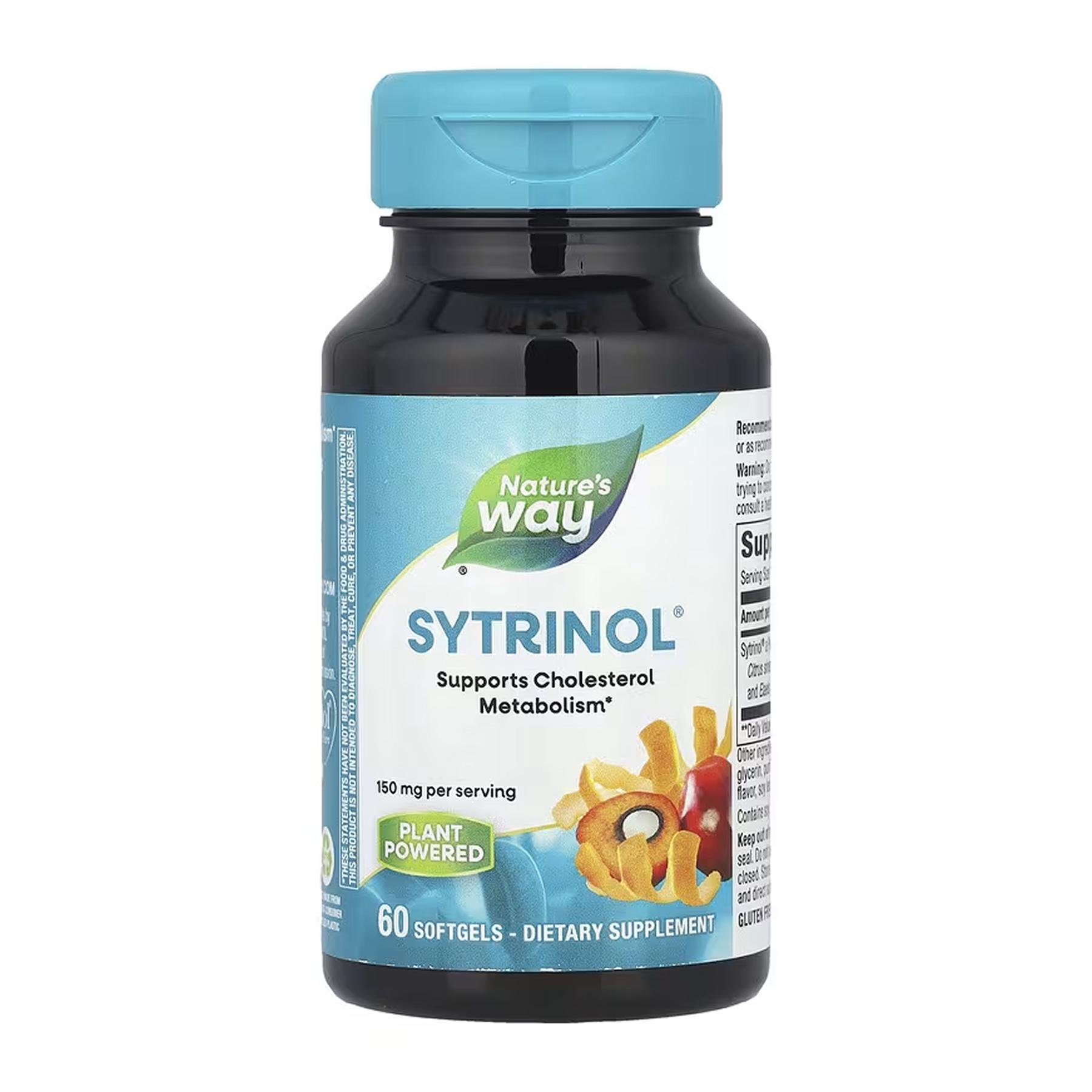 Добавка для підтримки метаболізму холестерину Nature's Way Sytrinol 60 кап.