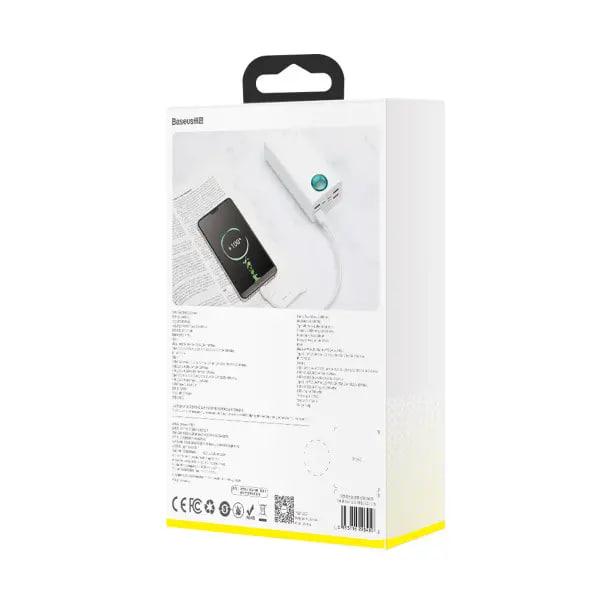 Павербанк BASEUS Amblight 30000 mAh 65 W 6 A с технологией QC3.0+PD3.0 и кабель BASEUS Type-C to Type-C 100 W 20 V 5 A 1 м Black (PPLG-A02) - фото 15