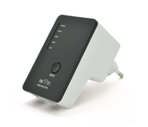 Усилитель WiFi-сигнала VOLTRONIC LV-WR02В 300Mbps 2,4GHz 220V Black (LV-WR02В)