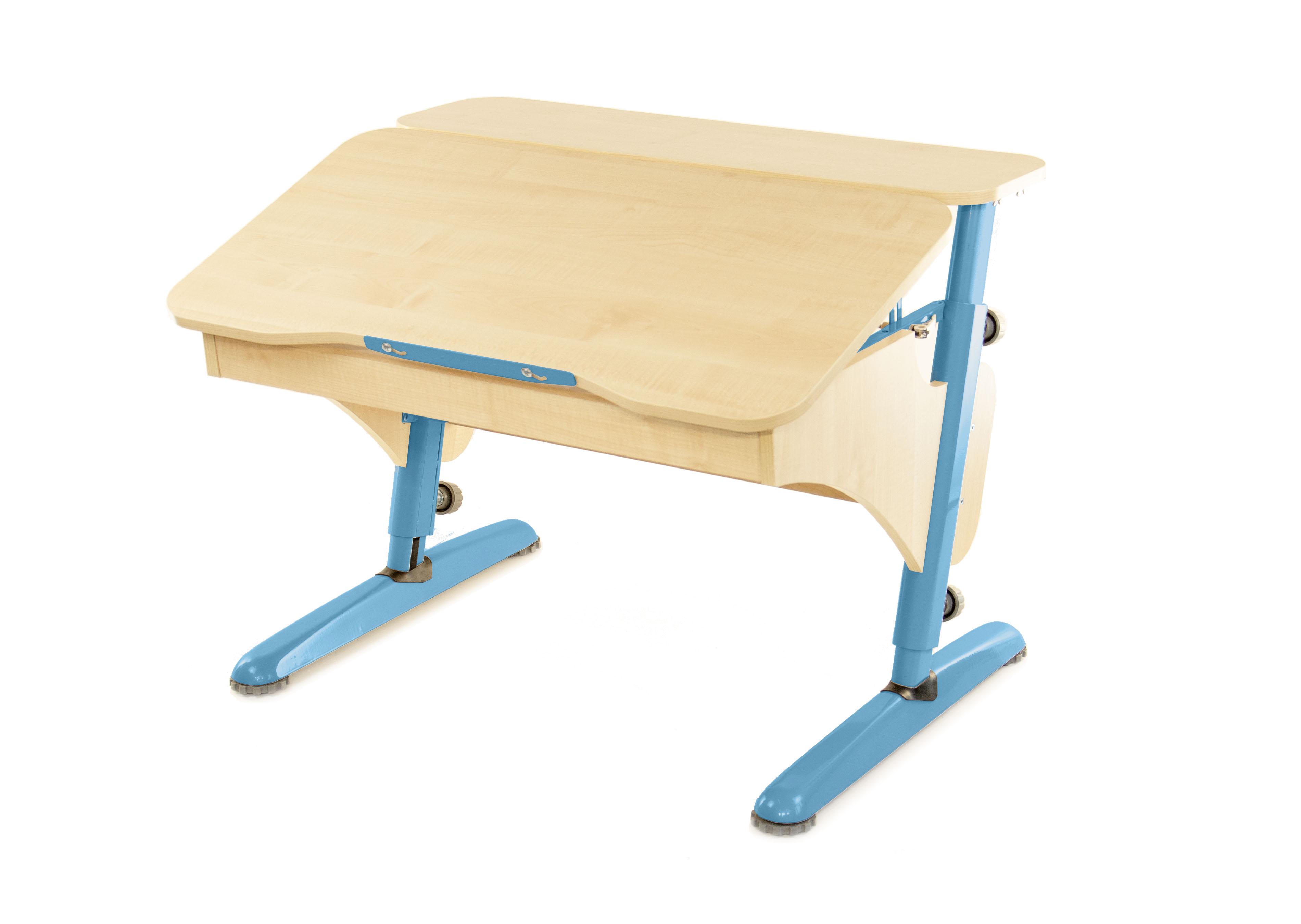 Парта дитяча Pondi Ергономік Клен/Синій