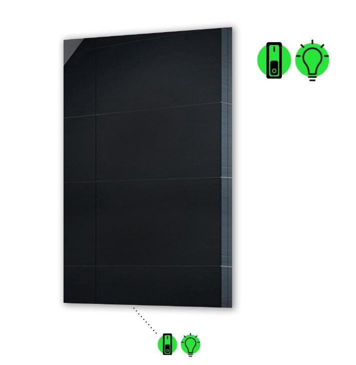 Зеркало с LED подсветкой Lucia с механическим включателем 60x80 см (Lucia23)