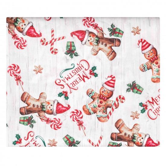Скатерть Ardesto Christmas Gingerbread 140х180 см (ART08HG) - фото 3 Скатерть Ardesto Christmas Gingerbread 140х180 см (ART08HG) - фото 3