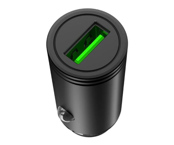 Устройство зарядное автомобильное XO CC39 USB 18 W QC3.0 3A cable lightning Black - фото 3 Устройство зарядное автомобильное XO CC39 USB 18 W QC3.0 3A cable lightning Black - фото 3