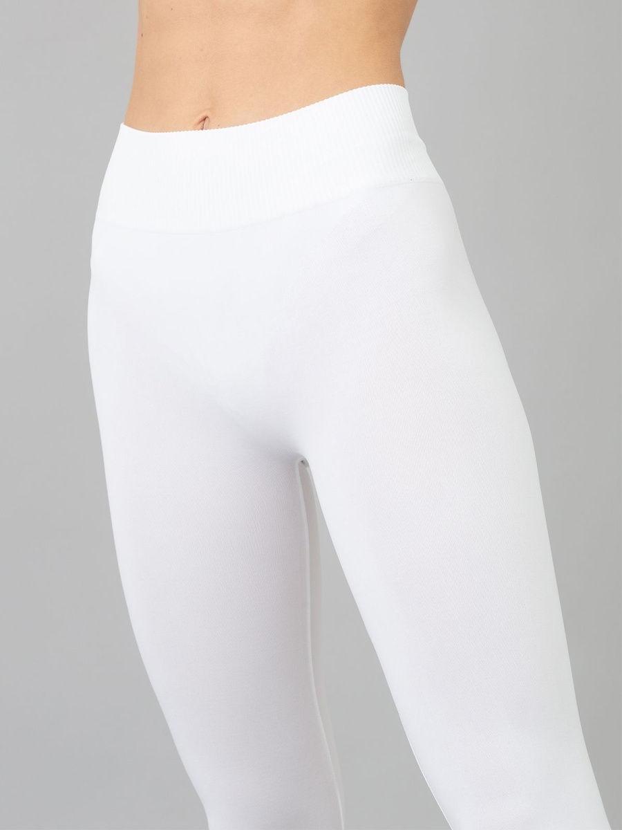 Леггинсы Giulia Leggings model 2 Bianco бесшовные женские из микрофибры L/XL Белый - фото 5