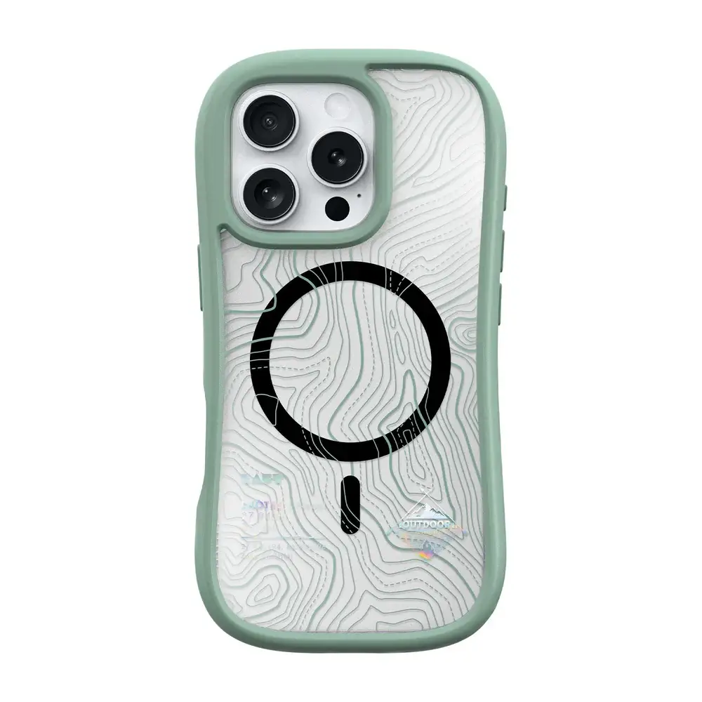 Чехол-накладка Laut POP ADVENTURE for iPhone 16 Pro with MagSafe, Slit Green (L_IP24B_PA_GN)