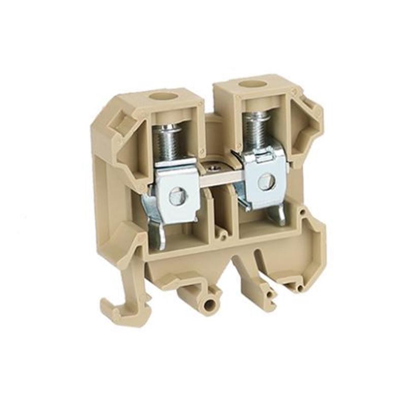 Клема гвинтова набірна CHINT SAK-16 90А 16 мм2 51х12х51,5 мм Бежевий (550063)