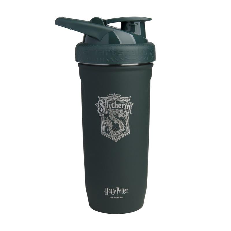 Шейкер для протеина и спортивного питания из нержавеющей стали SmartShake Reforce Harry Potter Slytherin 900 мл