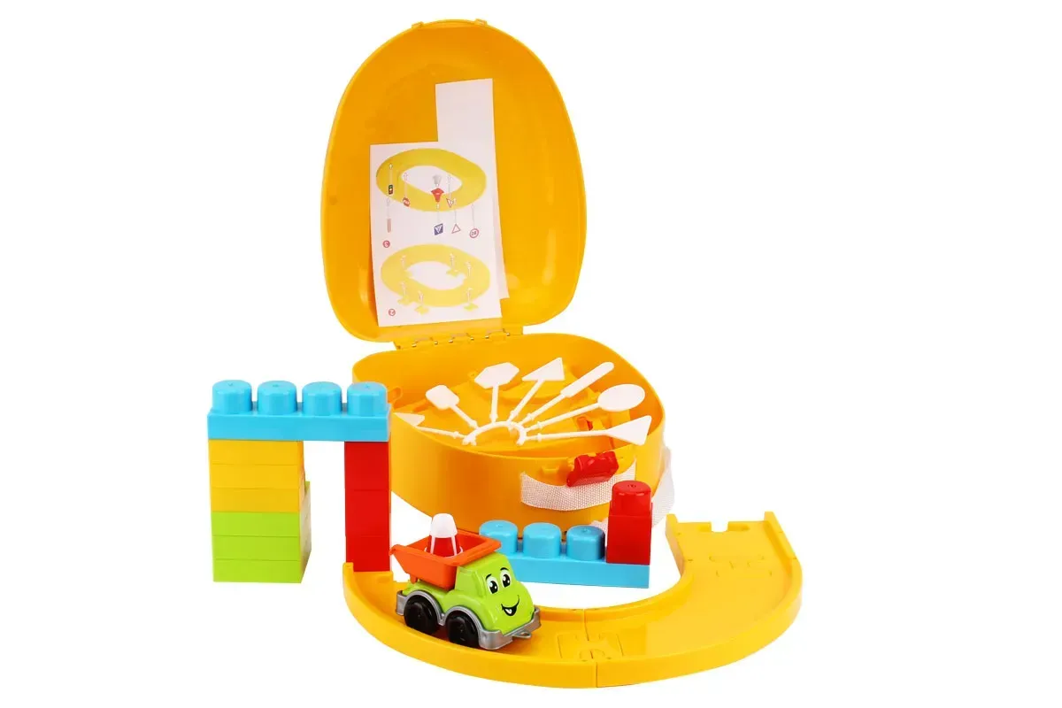 Конструктор детский ТехноК в рюкзаке из пластика на 38 деталей Разноцветный (150-98-TH8652)