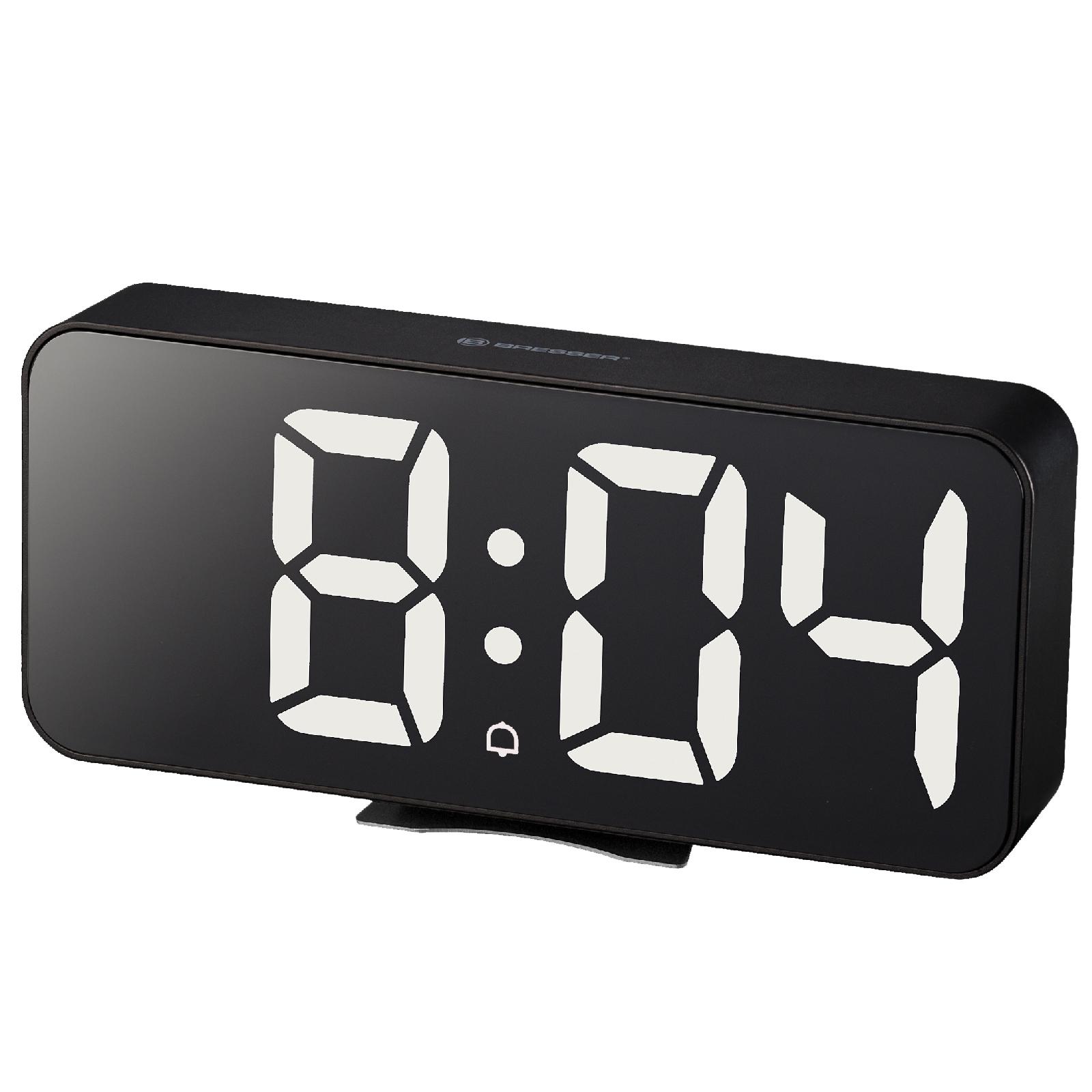 Часы настольные Bresser MyTime Echo FXL Black (8010072CM3WHI)