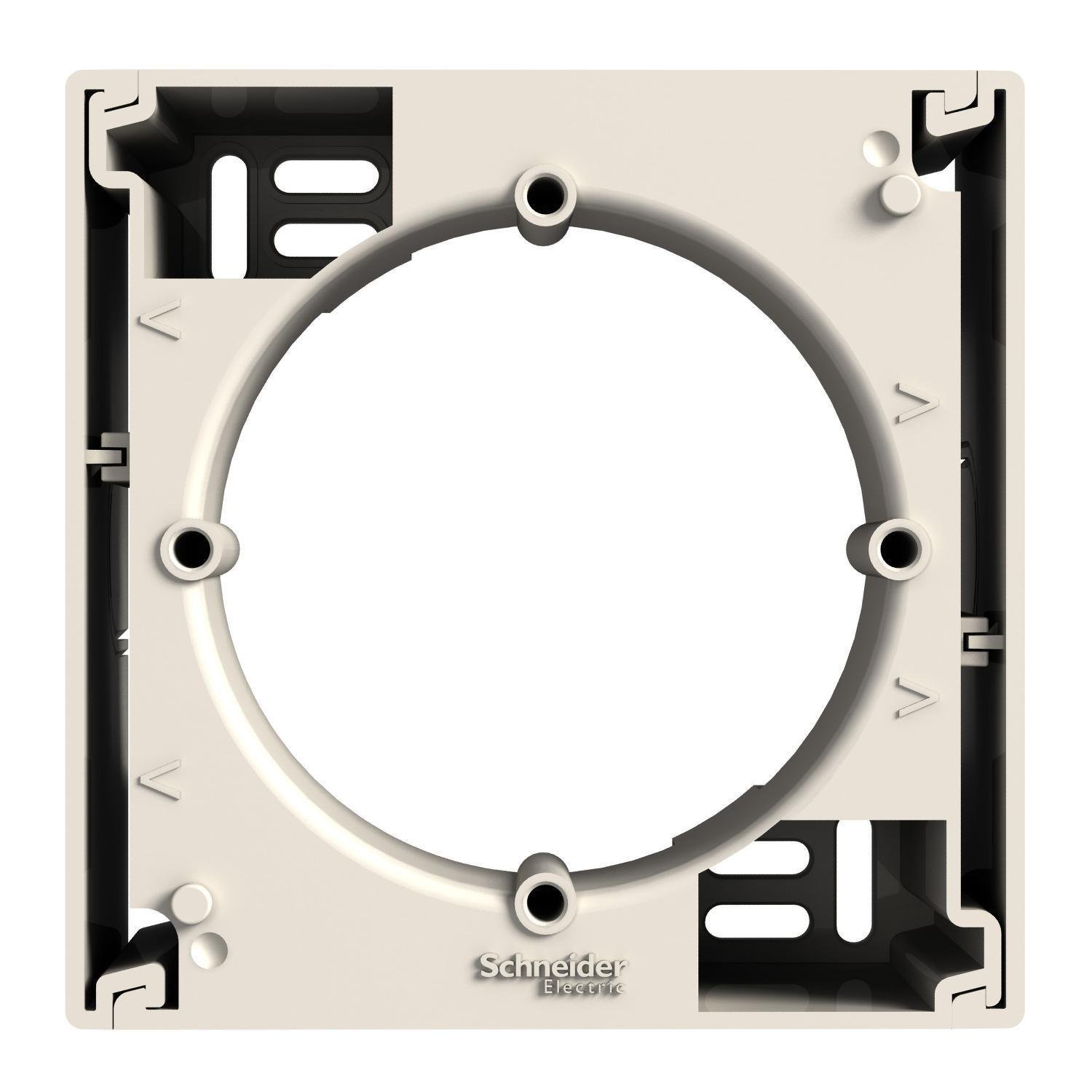 Коробка для зовнішнього монтажу Schneider Electric Asfora 1-постова Кремовий (EPH6100123)
