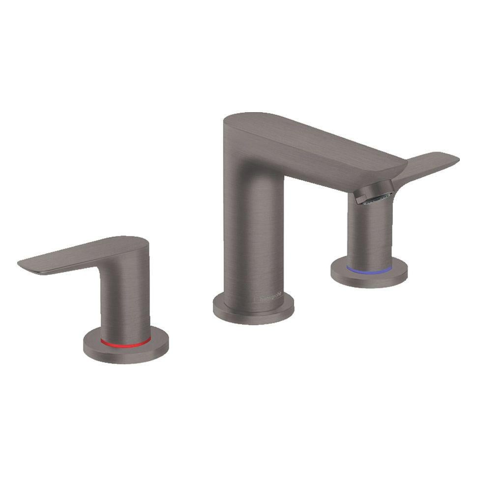 Смеситель для умывальника Hansgrohe Talis E на 3 отверстия Черный Хром (71733340)