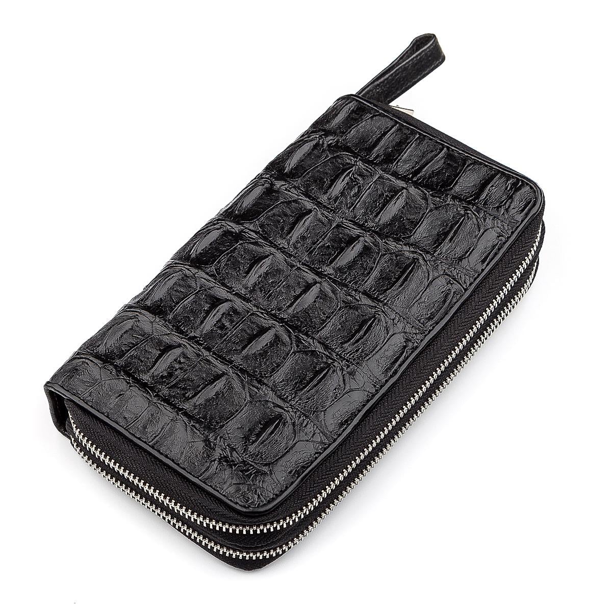 Клатч Crocodile leather 18274 кожа Черный (23603)