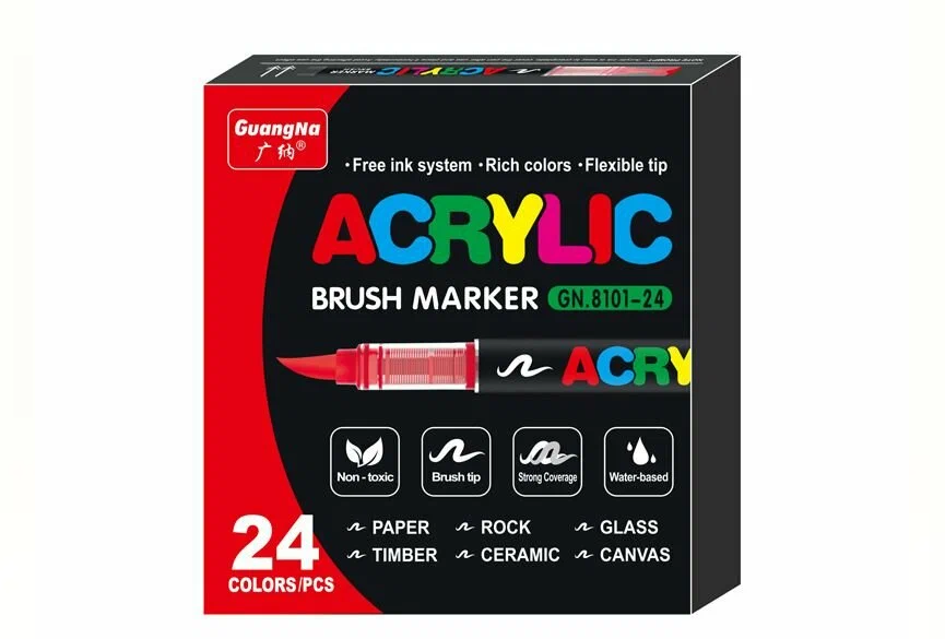 Маркери guangna gn 8101 24 кольори (gn-24) Маркери guangna gn 8101 24 кольори (gn-24)