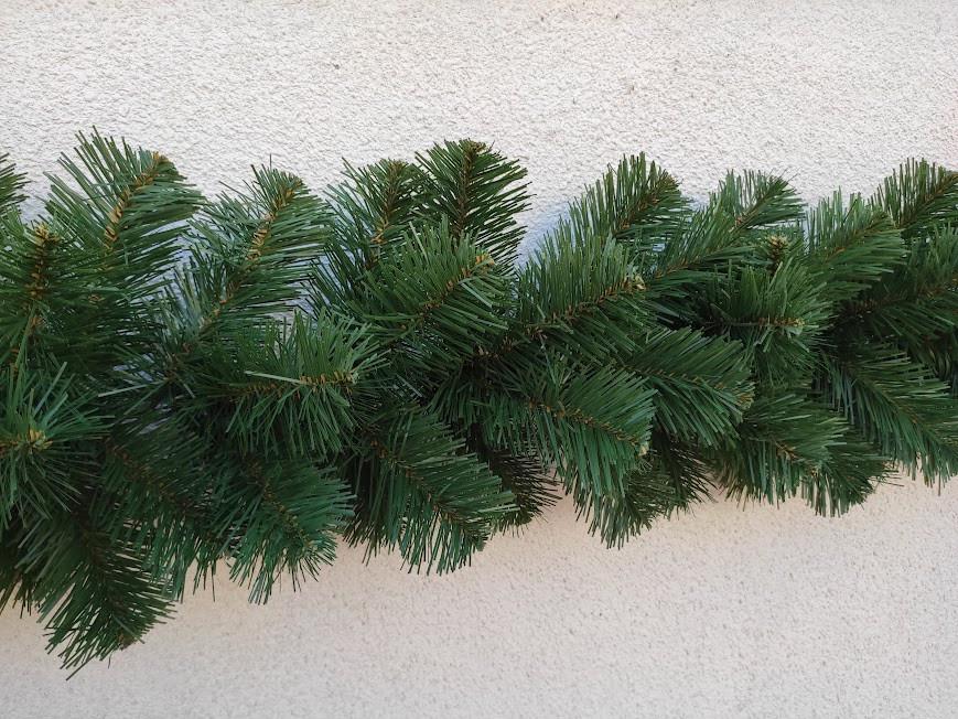 Гирлянда хвойная искусственная Хатинка Карпатская ПВХ 2,7 м Зеленый (CNT00011114)