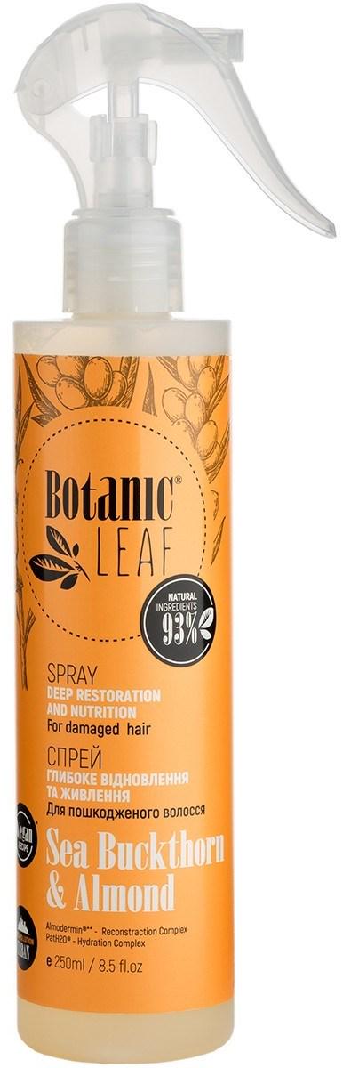 Спрей для поврежденных волос Botanic Leaf глубокое восстановление и питание 250 мл (14023) Спрей для поврежденных волос Botanic Leaf глубокое восстановление и питание 250 мл (14023)