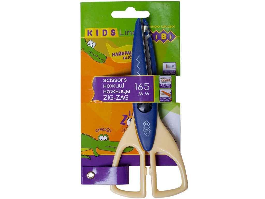 Ножницы ZiBi ZB.5020-02 165 мм зигзаг Синий (785081) Ножницы ZiBi ZB.5020-02 165 мм зигзаг Синий (785081)