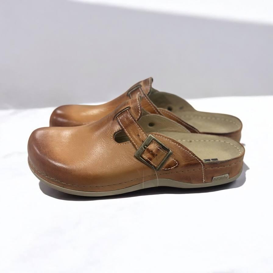 Сабо чоловічі Leon натуральна шкіра із затемненням р. 46 коричневий (26526312) - фото 6 Сабо чоловічі Leon натуральна шкіра із затемненням р. 46 коричневий (26526312) - фото 6