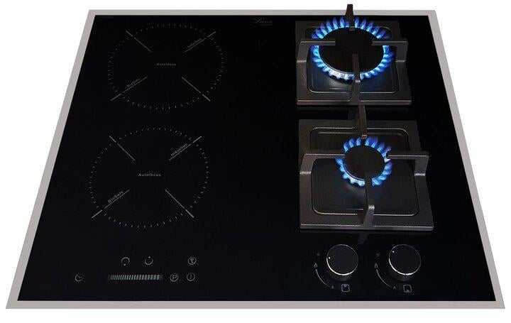 Варочная поверхность комбинированная газово-индукционная Luxor GI 67 SS BK Booster Черный (13312021) - фото 5 Варочная поверхность комбинированная газово-индукционная Luxor GI 67 SS BK Booster Черный (13312021) - фото 5