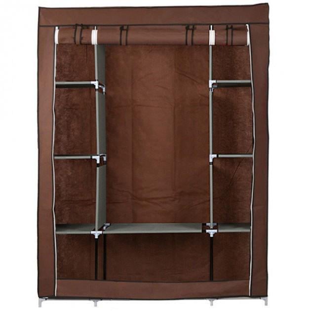 Тканевый шкаф Storage Wardrobe 120х50х175 см Коричневый (20210912__1)