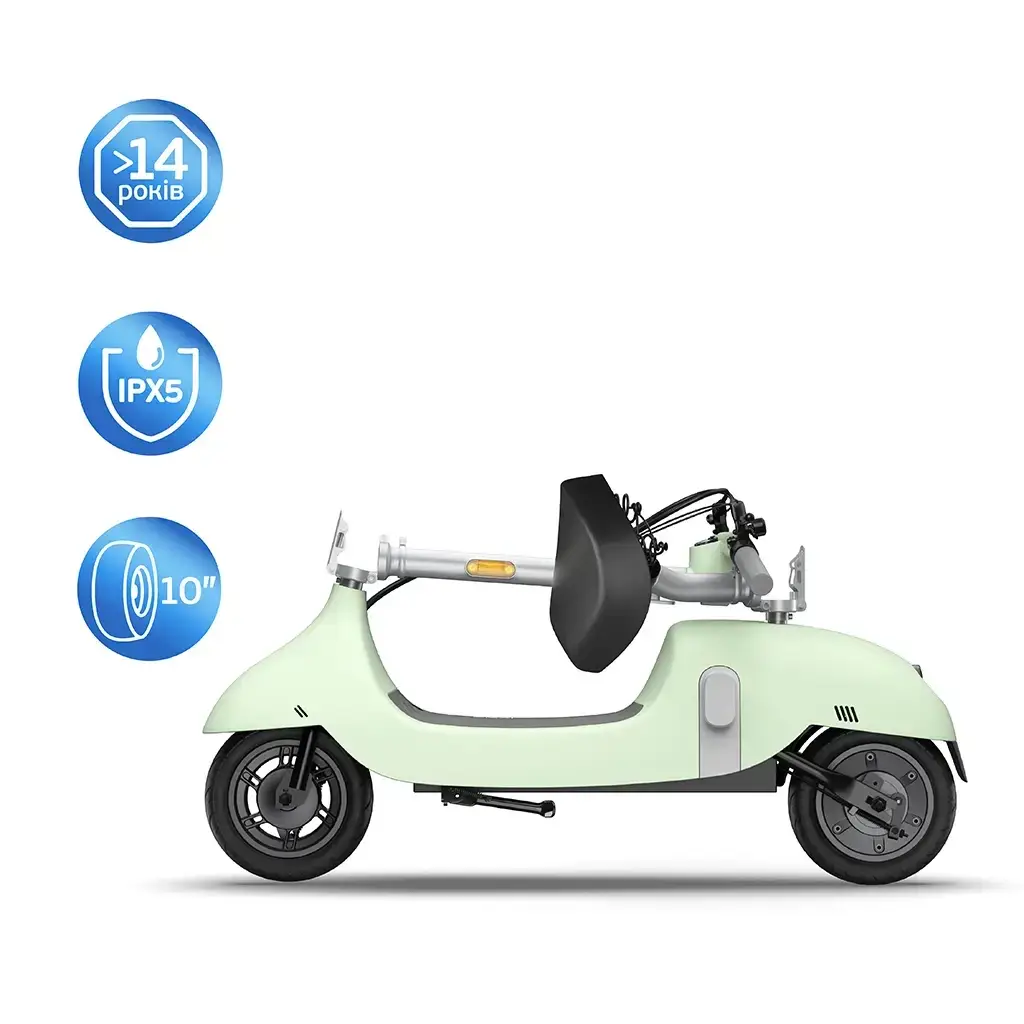 Электросамокат с сидением OKAI Ceetle PRO EA10C 10" 350 900 W 25Km/h 10,4Ah 55km 20% NFC App 29 кг Mint Green - фото 7
