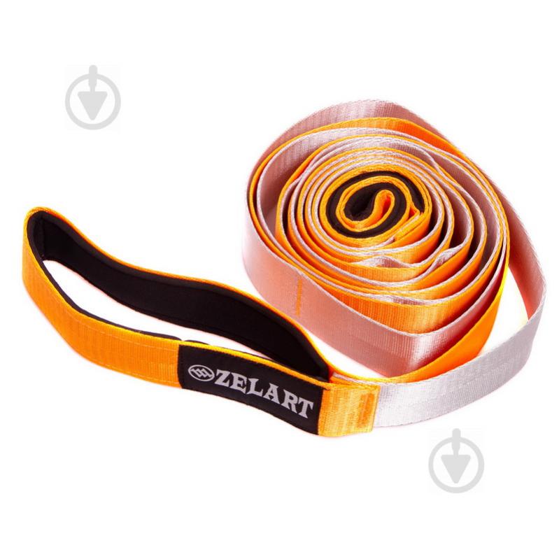 Стрічка для розтяжки Record Stretch Strap FI-6666 Orange (MR09017) - фото 4