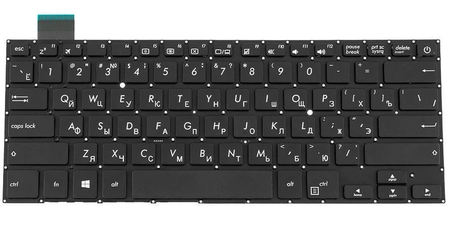 Клавиатура для ноутбука Asus X407UB Черный (168441)