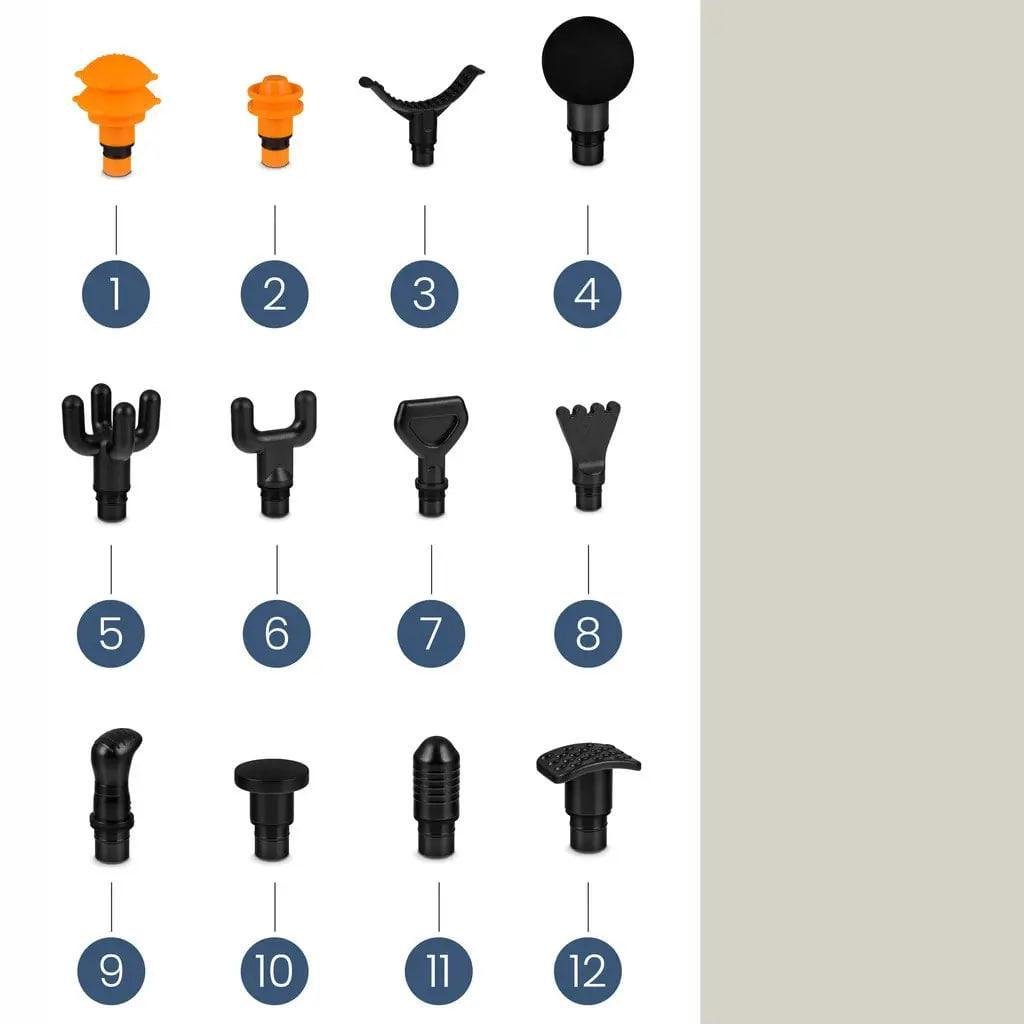 Массажный пистолет для тела Zeegma CURE 7 уровней 30 Вт - фото 9 Массажный пистолет для тела Zeegma CURE 7 уровней 30 Вт - фото 9