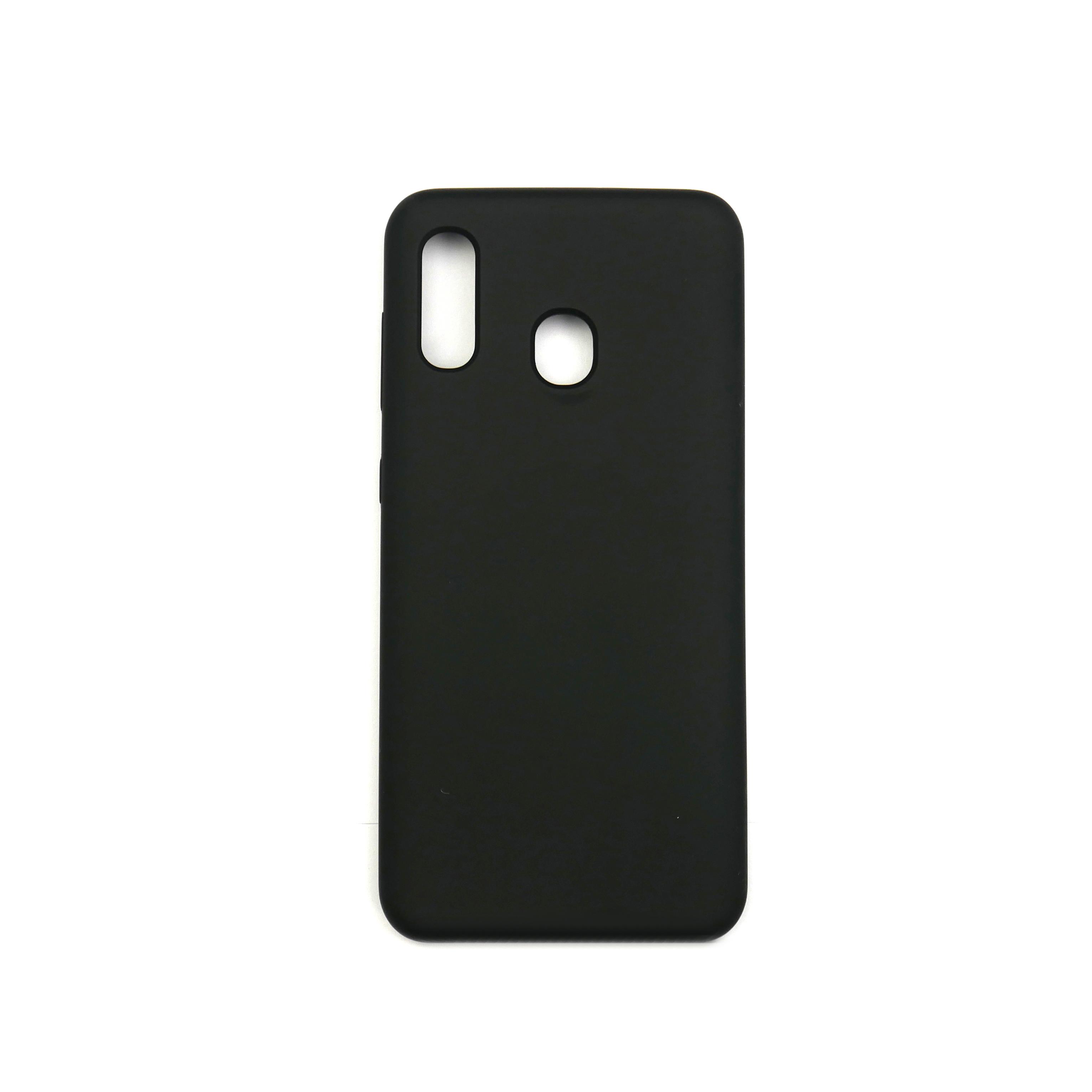 Чехол Jelly Silicone Case (Full cover no logo) Samsung A30 (A305) Black (18)