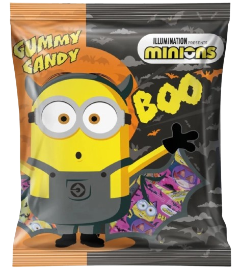Цукерки жувальні Minions Halloween Gummy Candy Boo 240 г (2389271026)