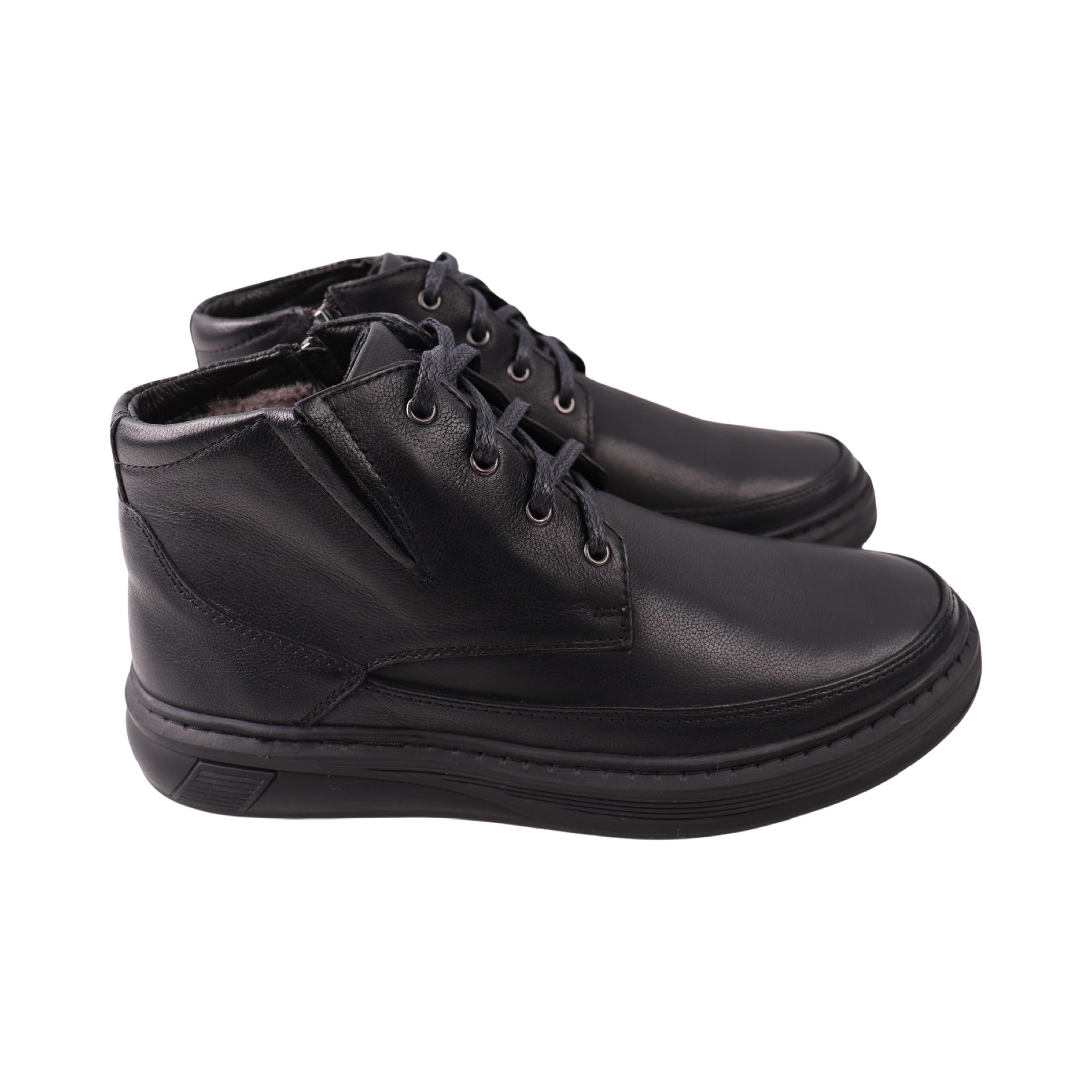 Ботинки мужские Detta 124-24ZHC р. 40 натуральная кожа Черный (29209297) - фото 1 Ботинки мужские Detta 124-24ZHC р. 40 натуральная кожа Черный (29209297) - фото 1