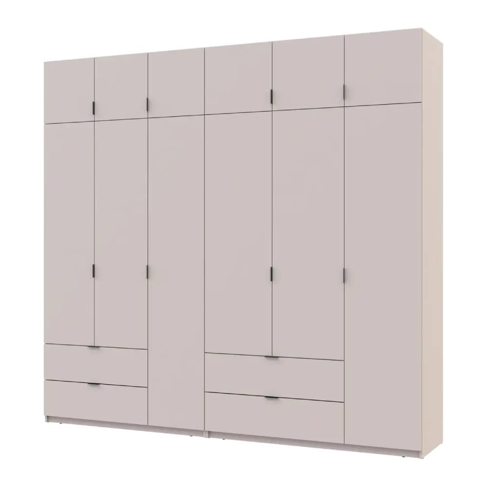 Шкаф для одежды Doros Лукас 3+3 ДСП 255х50х240 см Кашемир (DRS-011714 42005112)