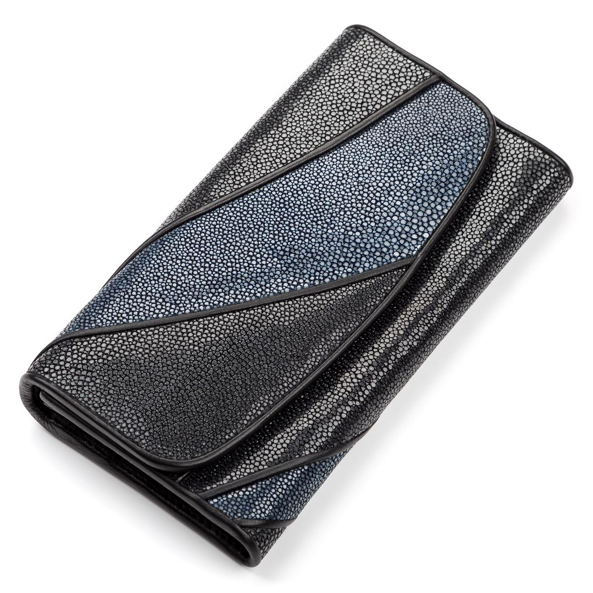Кошелек женский Stingray leather 18119 кожа Черный