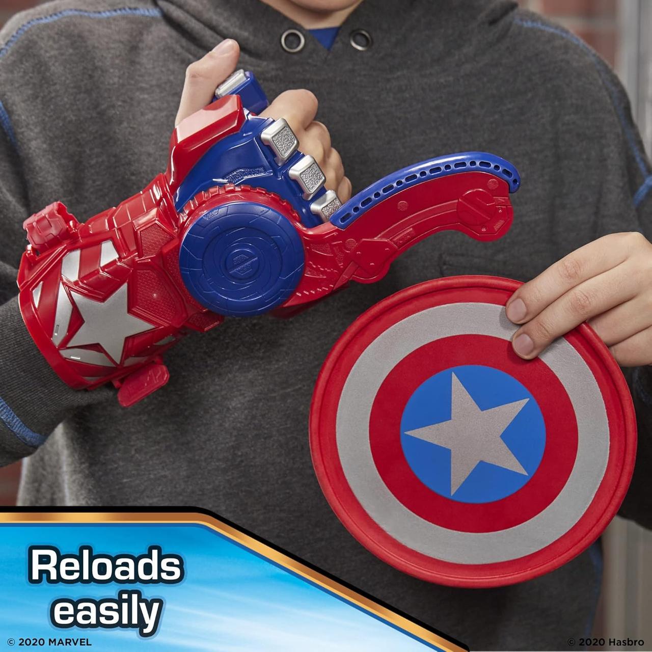 Дисковий бластер Nerf Marvel Captain America Shield Sling - фото 9