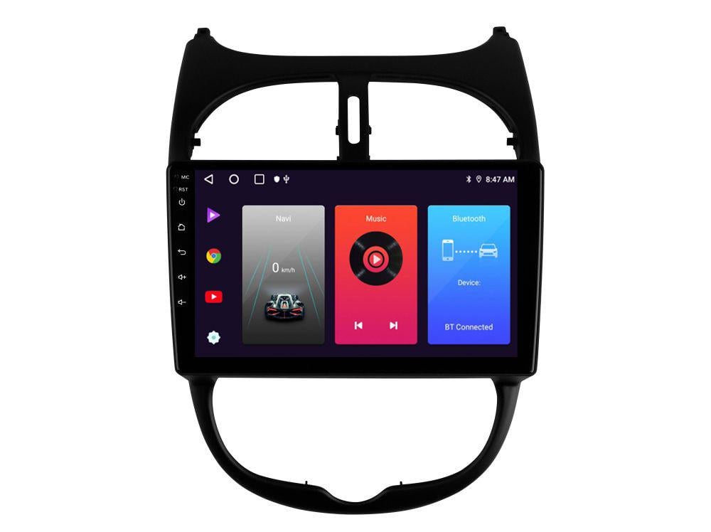 Автомагнитола штатная Sigma S9332 для Peugeot 206 1998-2012 3/32 Gb 4G DSP 9" L1 (AR-91291)