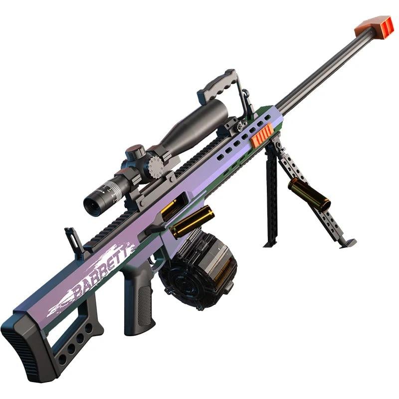 Игрушечная электрическая снайперская винтовка Barrett с оптическим прицелом 120 см (0000342)