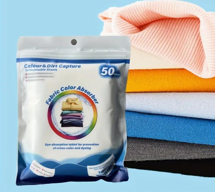 Салфетки для стирки цветопоглощающие 50 шт. 10х13,5 см (R99402) - фото 3 Салфетки для стирки цветопоглощающие 50 шт. 10х13,5 см (R99402) - фото 3