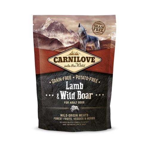 Корм сухой для взрослых собак Carnilove Dog Lamb&Wild Boar с ягненком и диким кабаном 1,5 кг