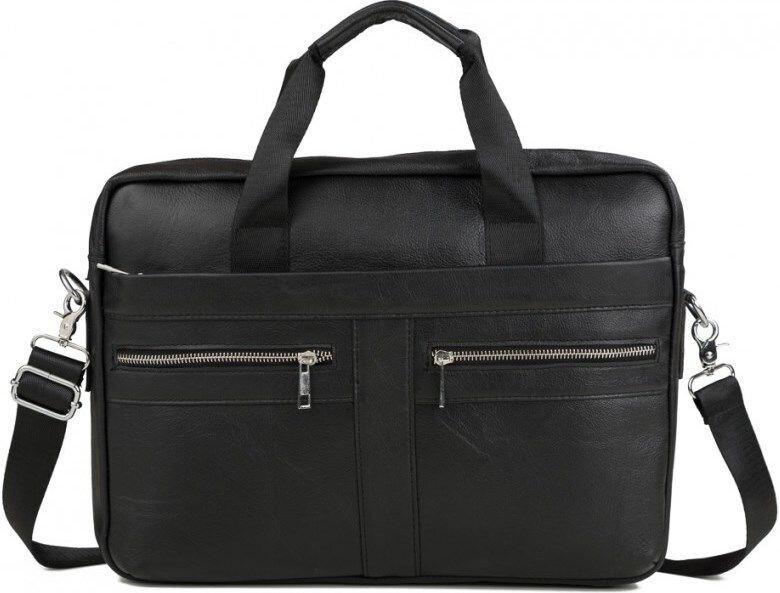 Сумка мужская Vintage 14625 кожаная Черный (2533705596)