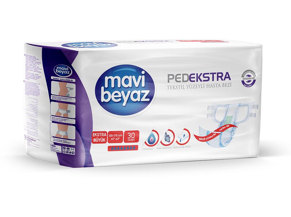 Подгузники для взрослых MAVI BEYAZ PedEkstra XL №30 (000006531)