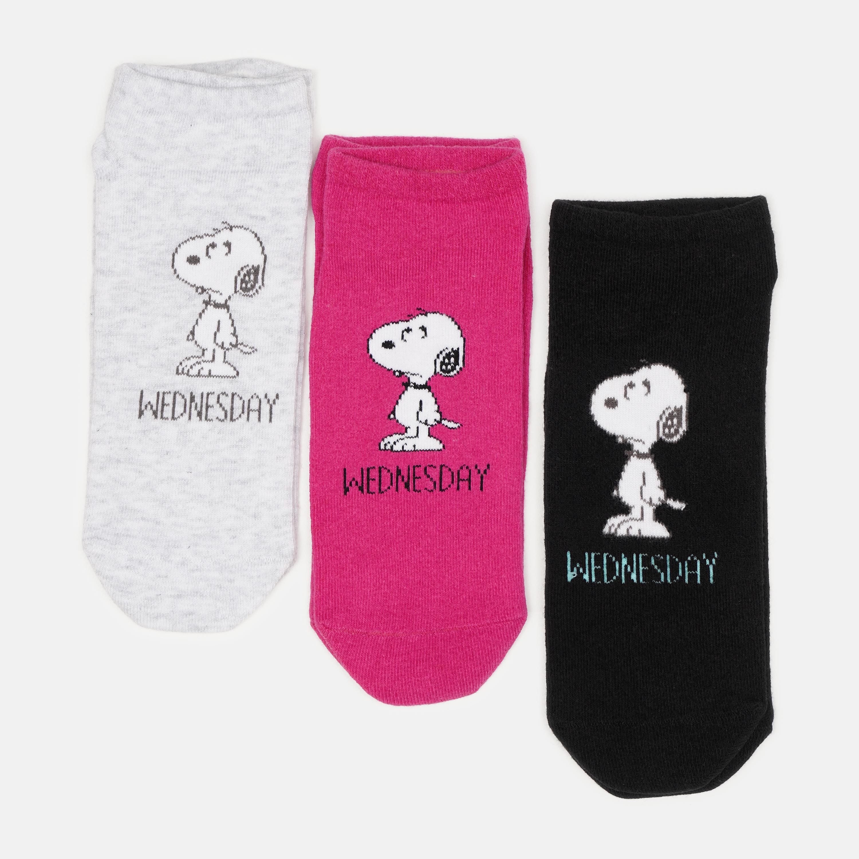 Носки C&A р. 39-42 3 пары Розовый/Серый/Черный (2245587410)