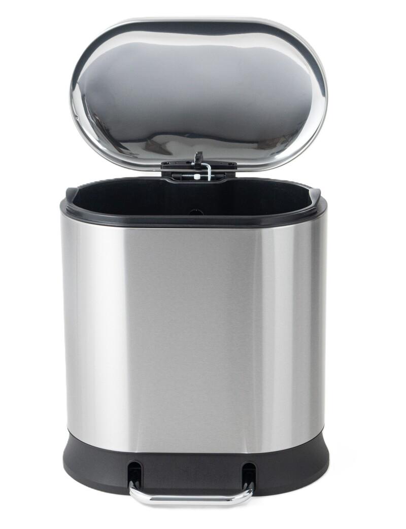 Відро для сміття MIXXUS Premium Strong-TC0120 SS Color 20 л з плавним закриттям нержавіюча сталь (OL-MI7081) - фото 5