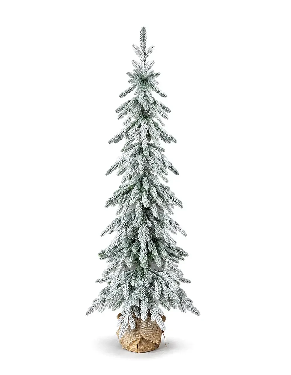 Елка литая SGH Forest Elf Snow в мешковине 120 см заснеженная (3185684712)
