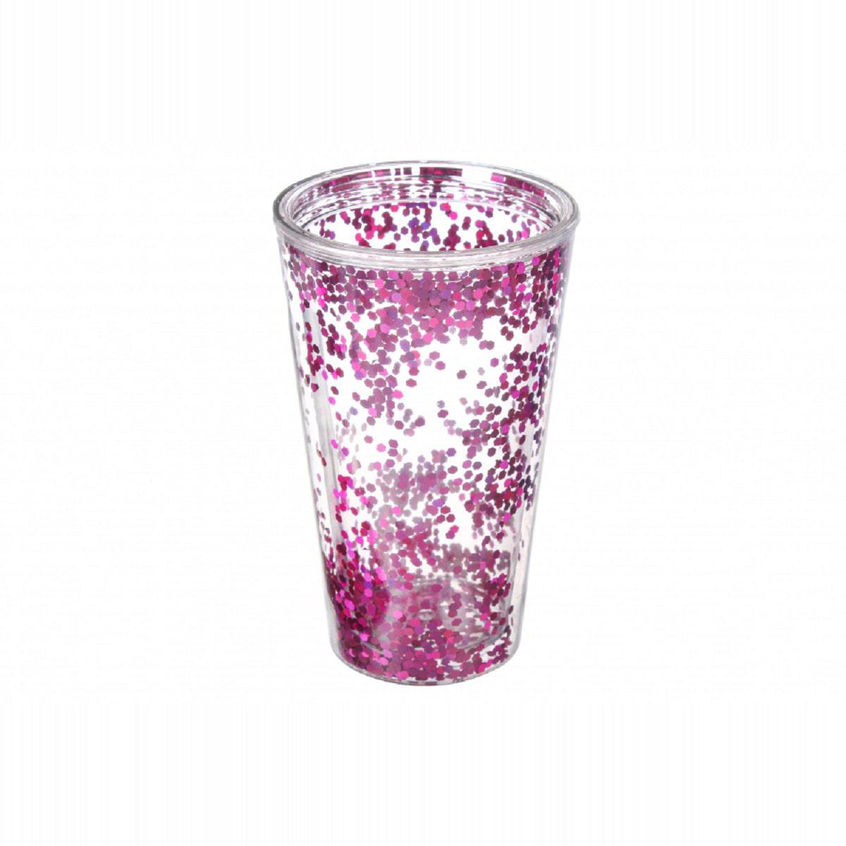 Стакан с двойными стенками и трубочкой 450 мл Red (69-762) - фото 3