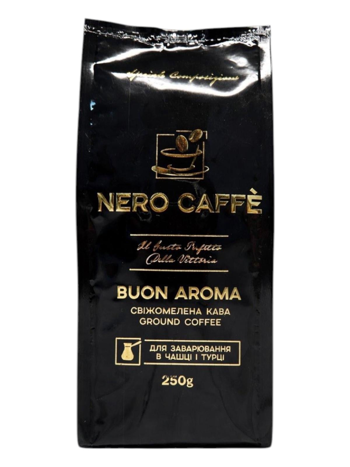 Кофе Nero Caffe Buon Aroma молотый 250 г (60708)