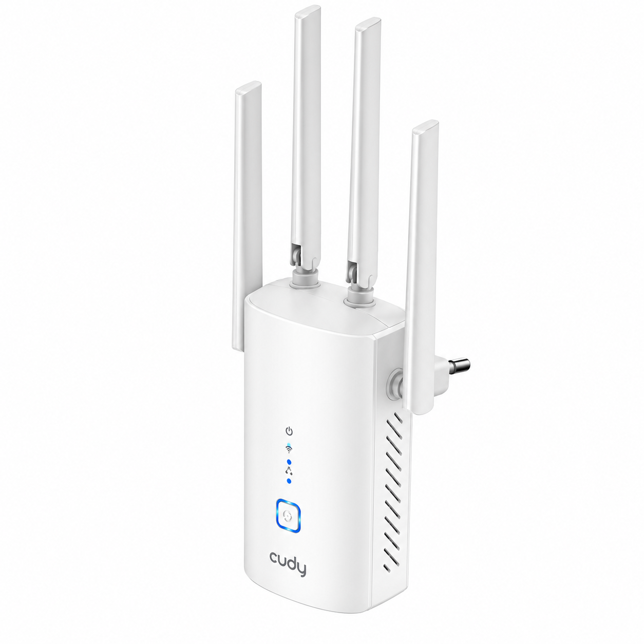 Wi-Fi-репитер Hoco HI35 2 антенны Repeater/AP 220V 300 Мбит/с 2,4 гГц White (29404506)