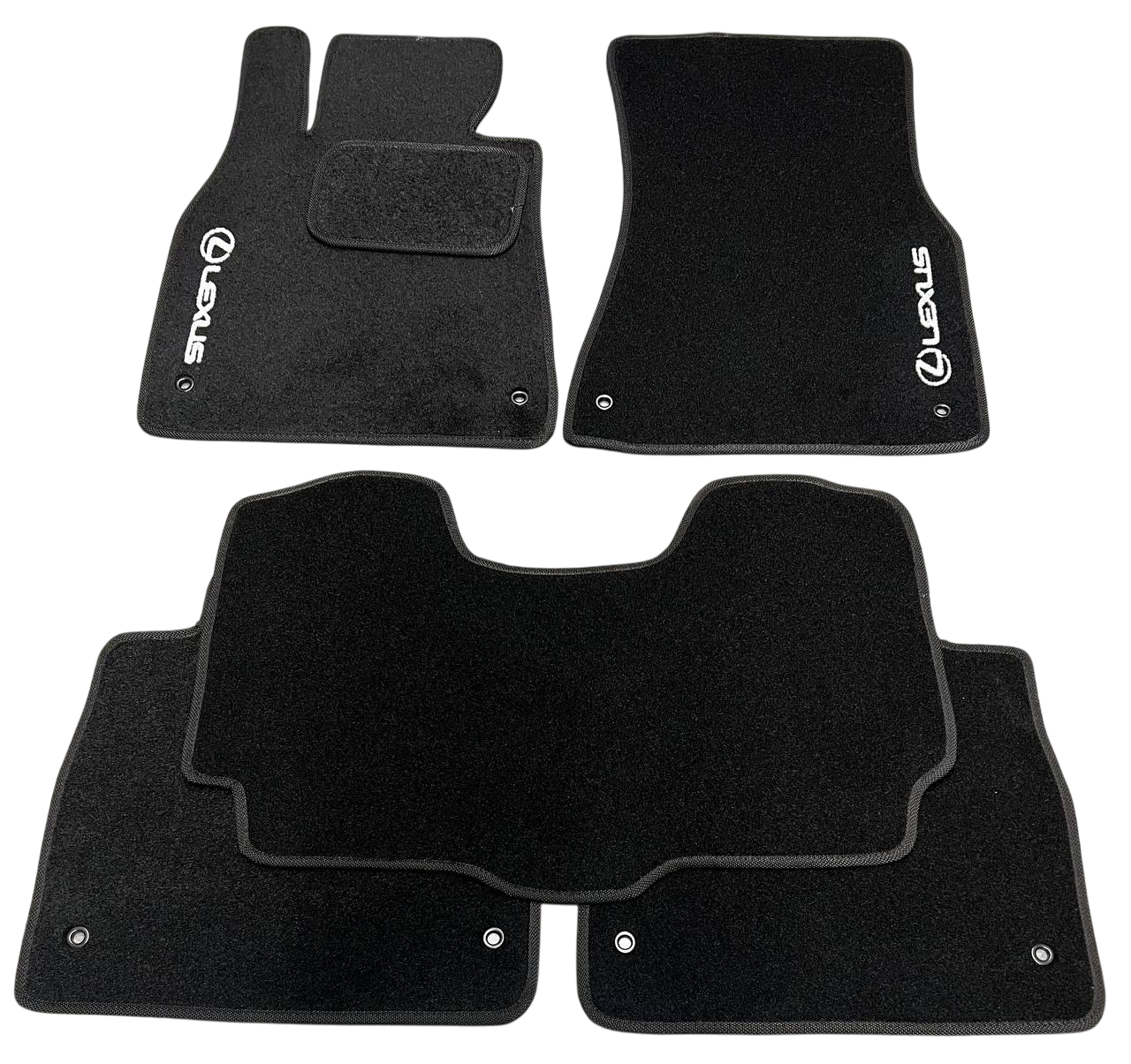 Килимки в салон ворсові для Лексус LS 460 long 5 шт. Чорний (27326715)