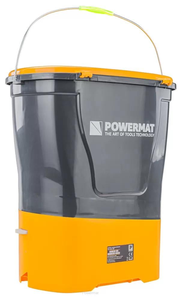 Разбрасыватель аккумуляторный для семян и удобрений Powermat PM-SAK-20T 2507747684 20 л 12 В 8 А/ч