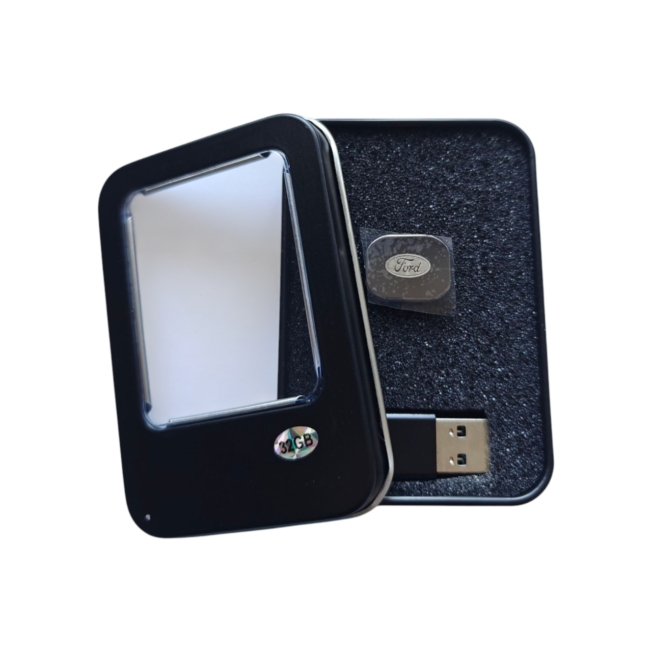 Флеш-пам'ять USB з логотипом авто Ford 32 ГБ Type-C з перехідником USB (2554663922)